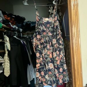Romper with sleeves, floral design, purchased from Marshall’s